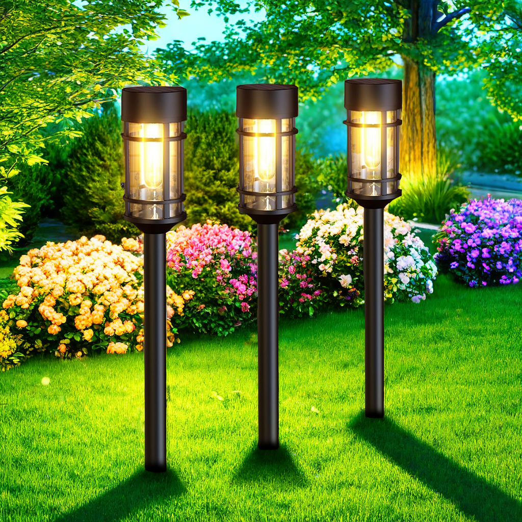 Holiday Solar Lights outdoor path lights waterproof garden fence courtyard