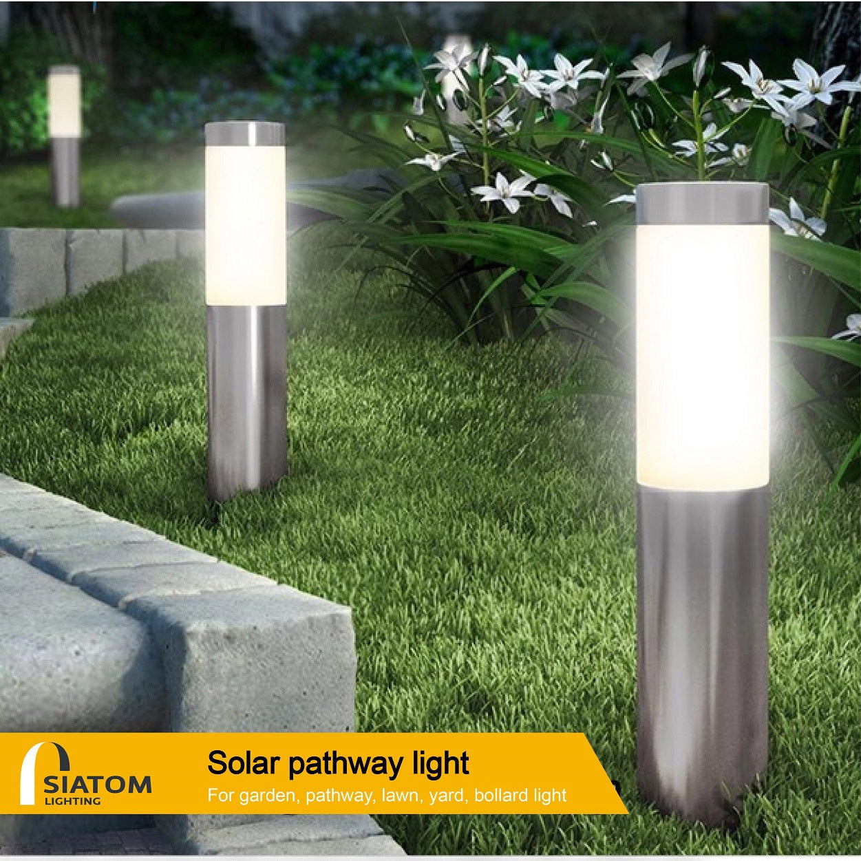 Solar Lights outdoor lights waterproof path pathway lights