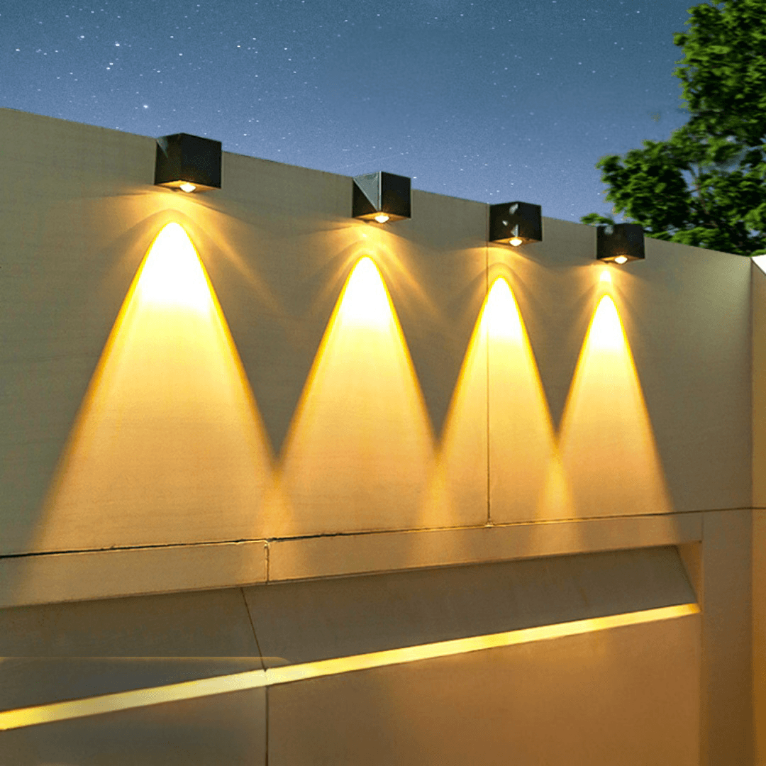 Solar light wall lamp LED garden light outdoor light