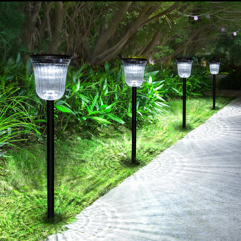 Solar lamps outdoor garden lantern housing villa LED lighting garden decorative landscape plug ground light lawn