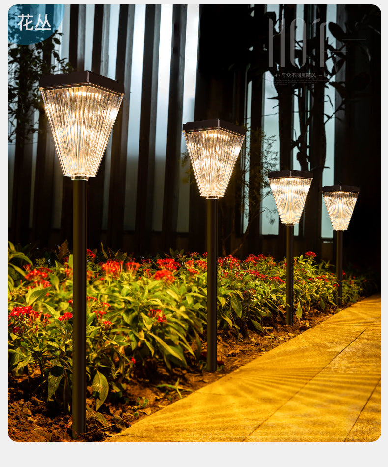 Waterproof solar lights for outdoor garden patio fence courtyard pathway