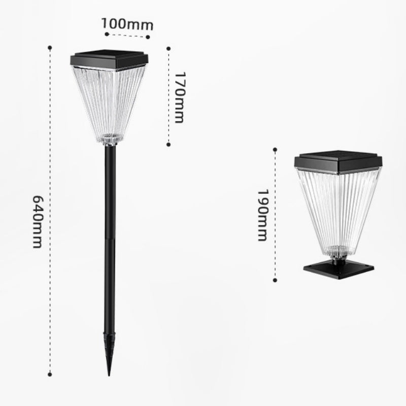 Waterproof solar lights for outdoor garden patio fence courtyard pathway