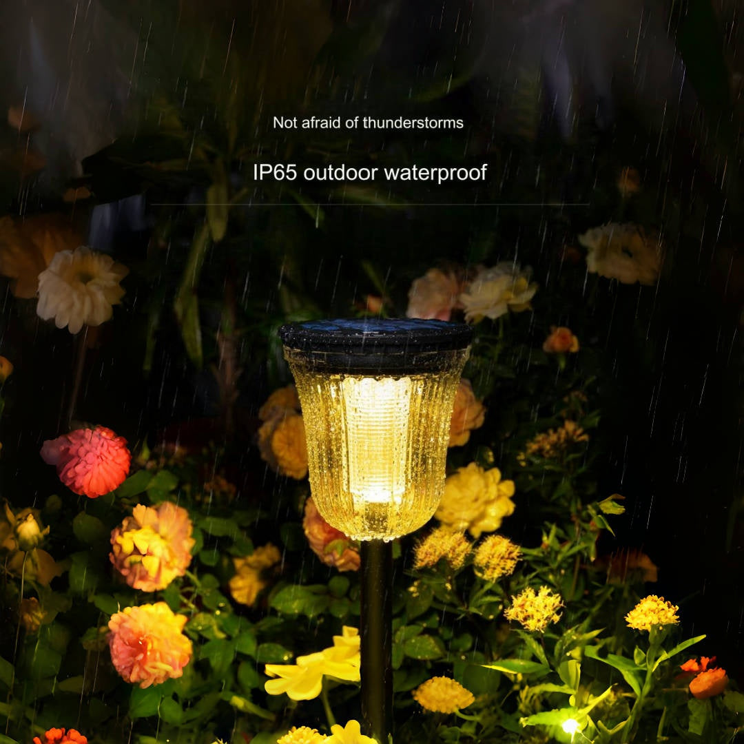 Solar lamps outdoor garden lantern housing villa LED lighting garden decorative landscape plug ground light lawn