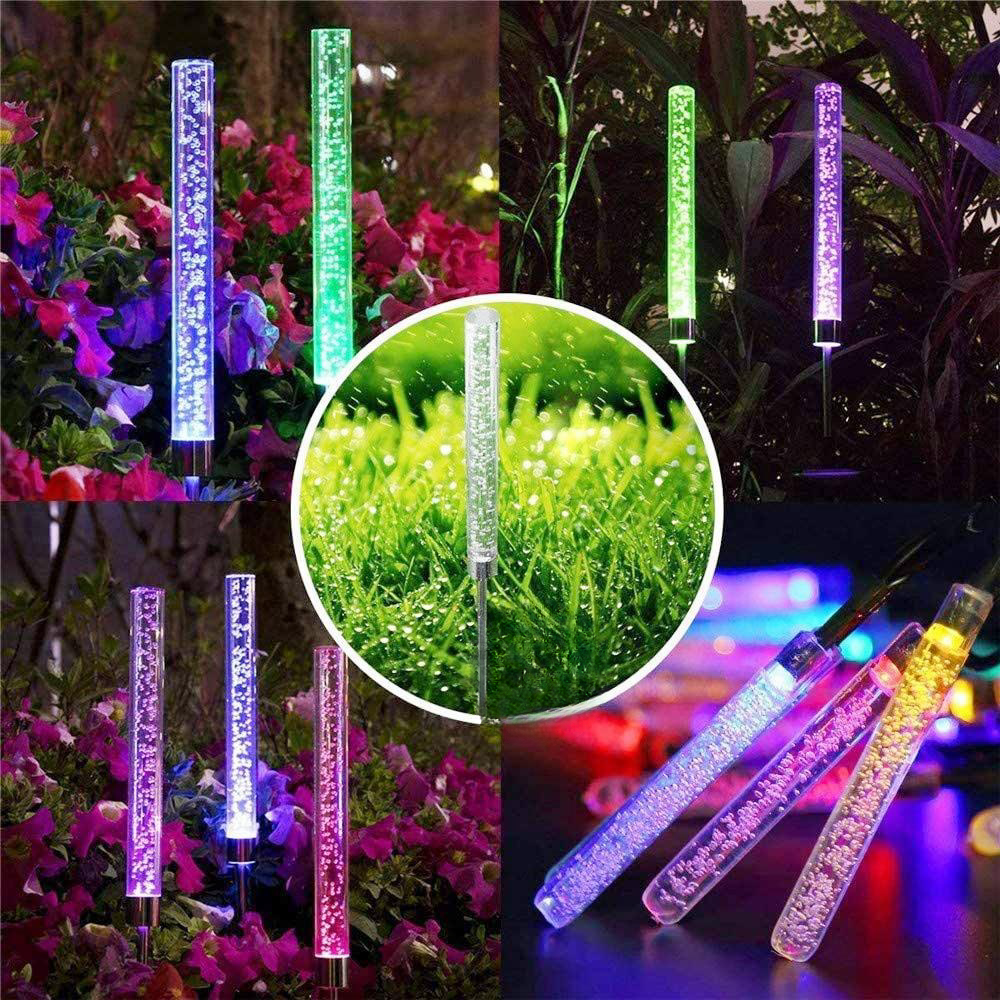 Holiday Solar Lights outdoor ground stakes lights waterproof garden fence courtyard lawn