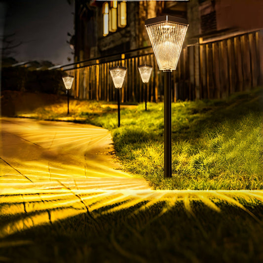 Waterproof solar lights for outdoor garden patio fence courtyard pathway