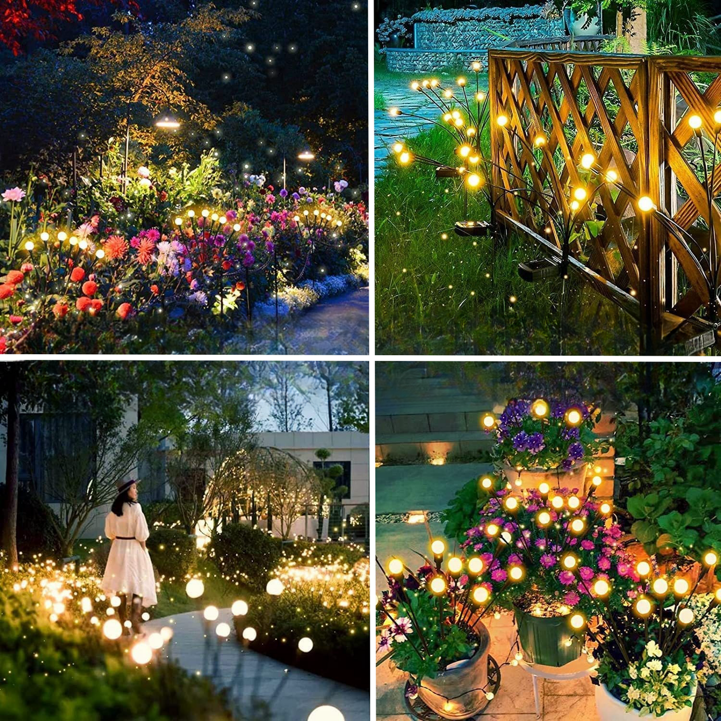 Holiday lights firefly solar light | solar garden light